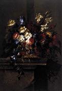 Arellano, Juan de Basket of Flowers on a Plinth china oil painting reproduction
